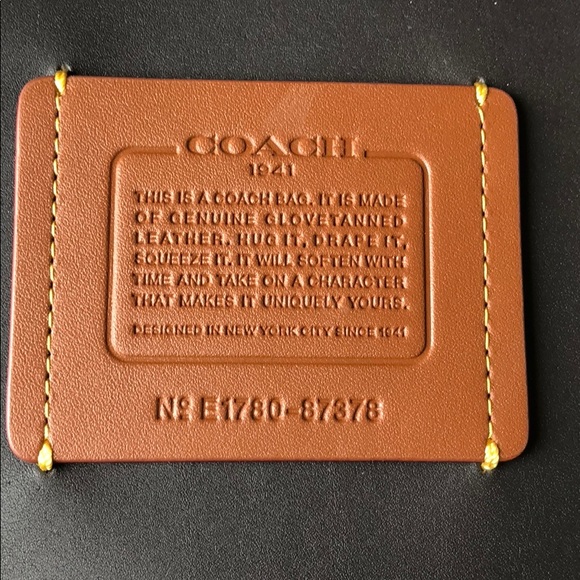 NWT Authentic Coach Rogue Teal Tea Rose Bag - Picture 4 of 8